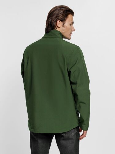 Куртка софтшелл мужская Race Men, темно-зеленая, размер M 5