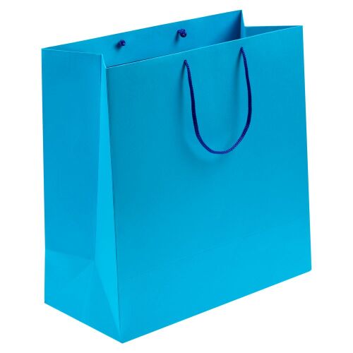 Пакет бумажный Porta L, голубой 1