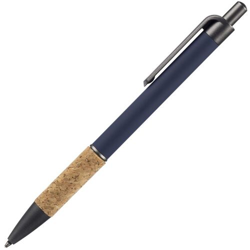 Ручка шариковая Cork, синяя 2