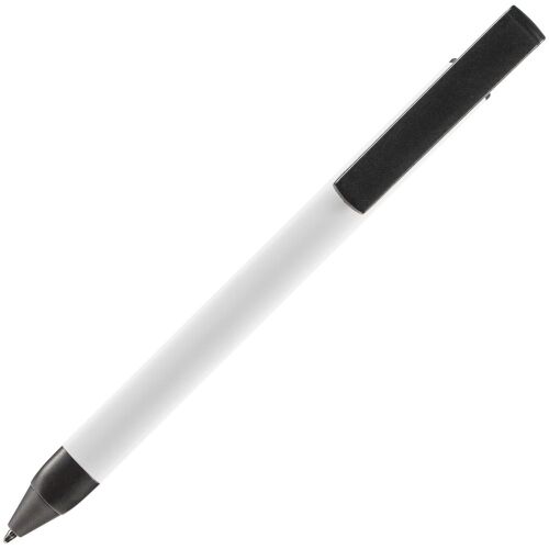 Ручка шариковая Standic с подставкой для телефона, белая 4