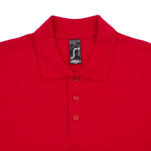 Рубашка поло мужская Spring 210 красная, размер S 2