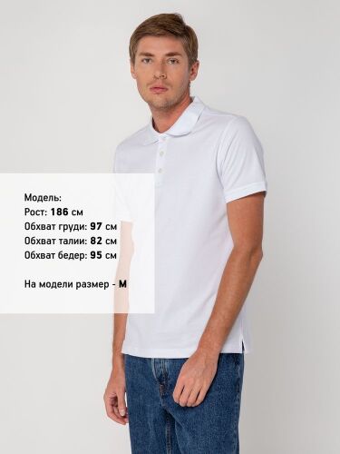 Рубашка поло мужская Virma Stretch, белая, размер M 3