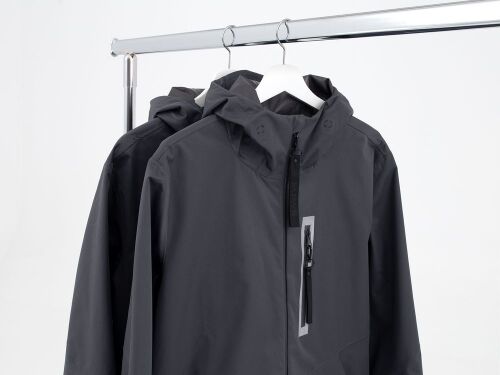 Куртка унисекс Shtorm темно-серая (графит), размер XS 6