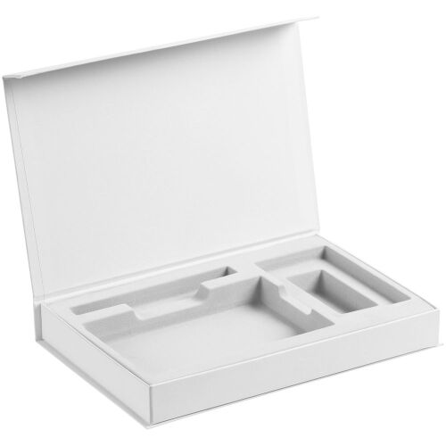 Коробка Silk с ложементом под ежедневник 10x16 см, аккумулятор и 2