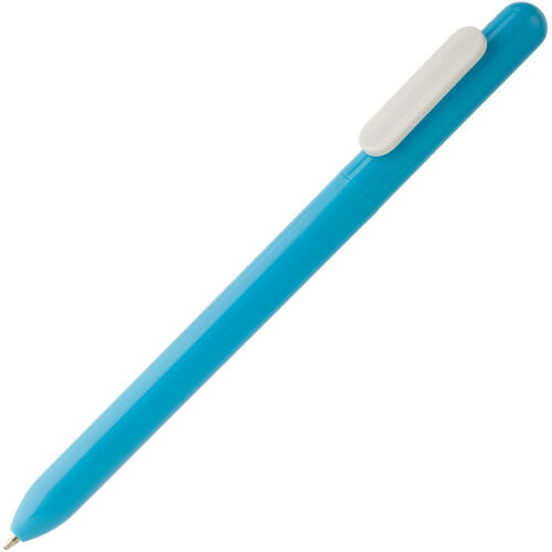 Ручка шариковая Swiper, голубая с белым 1