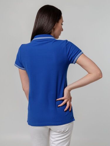 Рубашка поло женская Virma Stripes Lady, ярко-синяя, размер S 5