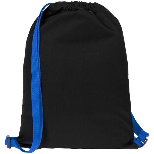 Рюкзак Nock, черный с синей стропой 2