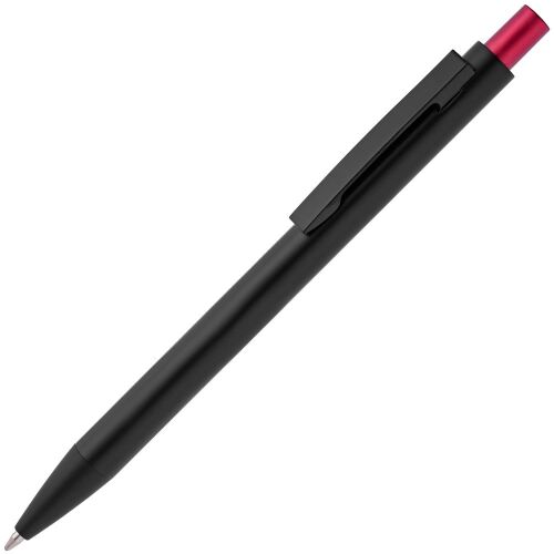 Ручка шариковая Chromatic, черная с красным 1