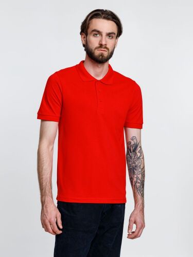 Рубашка поло мужская Adam, красная, размер XXL 2