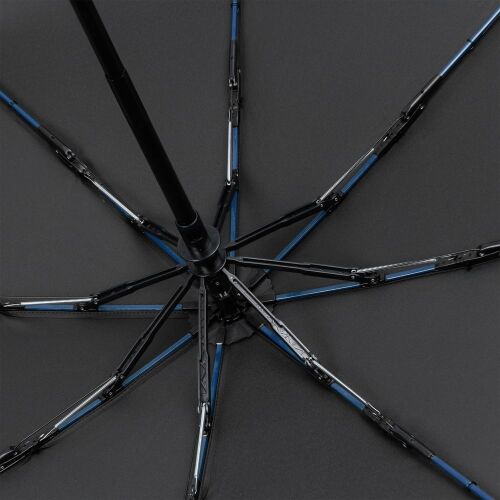 Зонт складной AOC Mini с цветными спицами, синий 4