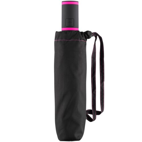 Зонт складной AOC Mini с цветными спицами, розовый 2
