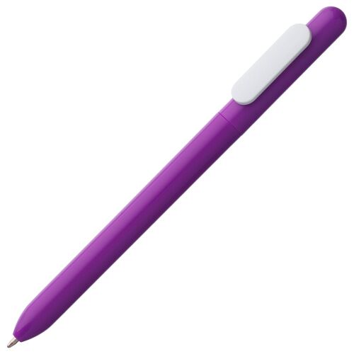 Ручка шариковая Swiper, фиолетовая с белым 1