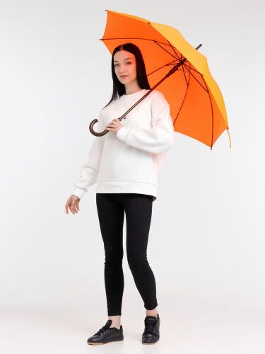 Зонт-трость Standard, оранжевый неон 6