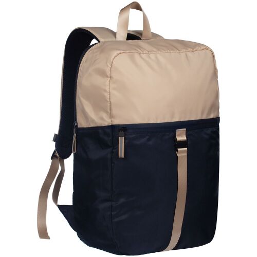 Рюкзак coolStuff, темно-синий с бежевым 8