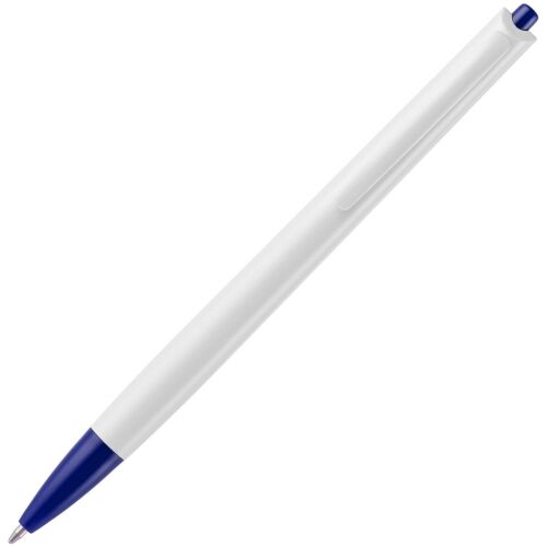 Ручка шариковая Tick, белая с синим 3