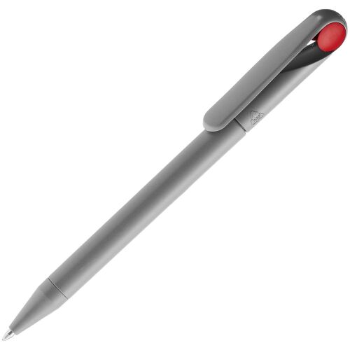 Ручка шариковая Prodir DS1 TMM Dot, серая с красным 1
