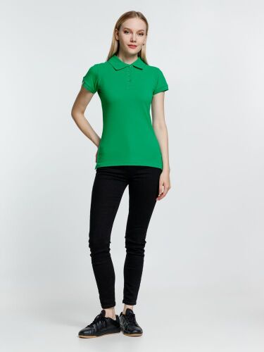 Рубашка поло женская Virma Premium Lady, зеленая, размер S 6