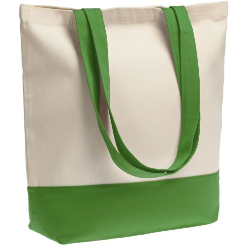 Холщовая сумка Shopaholic, ярко-зеленая 8