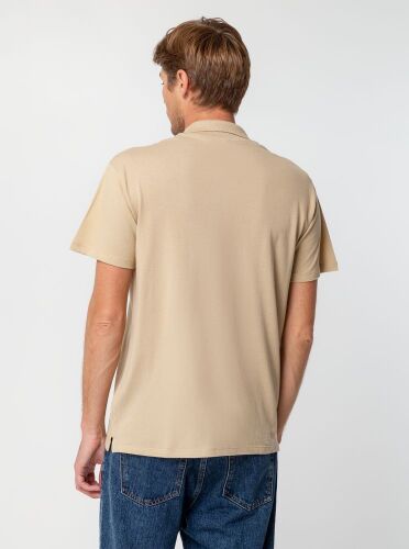 Рубашка поло мужская Summer 170 бежевая, размер S 5