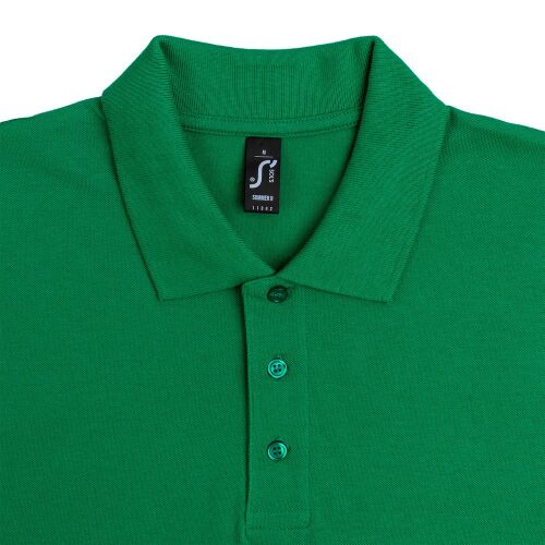 Рубашка поло мужская Summer 170 ярко-зеленая, размер XL 2