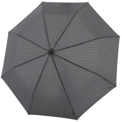 Складной зонт Fiber Magic Superstrong, серый в полоску 1