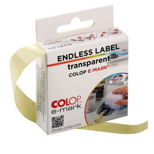 Клейкая лента для принтера Colop e-mark, прозрачная 1