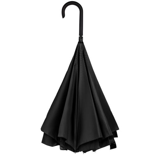 Зонт наоборот Style, трость, черный 8