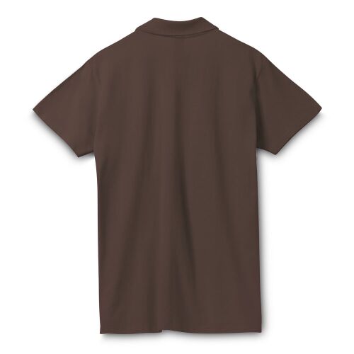 Рубашка поло мужская Spring 210 шоколадно-коричневая, размер XL 2
