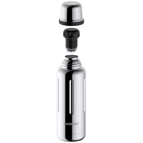 Термос Flask 470, вакуумный, стальной зеркальный 10