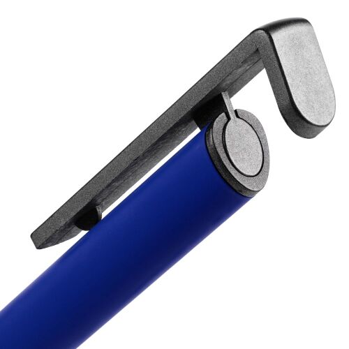 Ручка шариковая Standic с подставкой для телефона, синяя 6