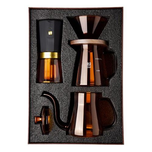 Кофейный набор Amber Coffee Maker Set, оранжевый с черным 9