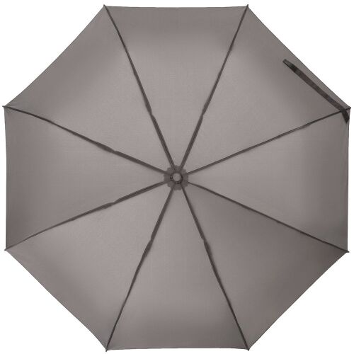 Зонт складной Hard Work с проявляющимся рисунком, серый 2