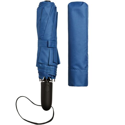 Складной зонт Magic с проявляющимся рисунком, синий 5