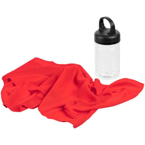 Охлаждающее полотенце Frio Mio в бутылке, красное 3