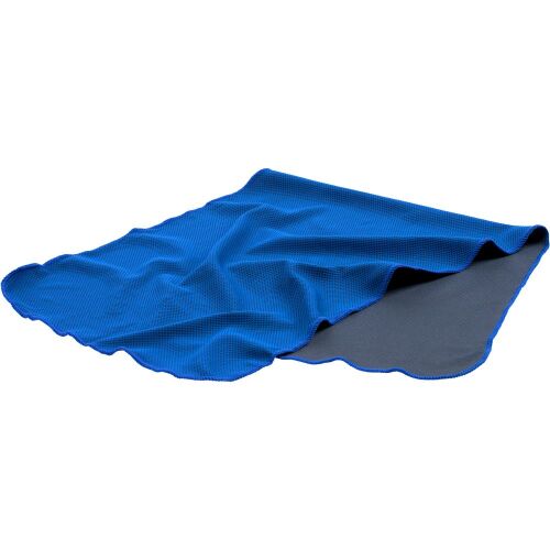 Охлаждающее полотенце Narvik в силиконовом чехле, синее 3