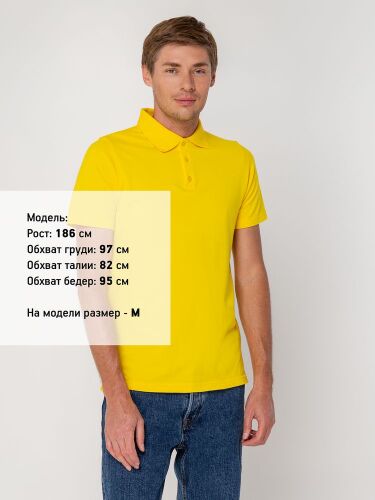 Рубашка поло мужская Virma light, желтая, размер XL 3