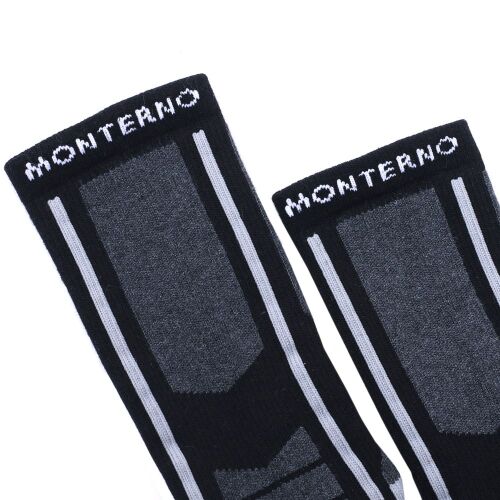 Набор из 2 пар мужских термоносков Monterno Sport, черный и фиол 3