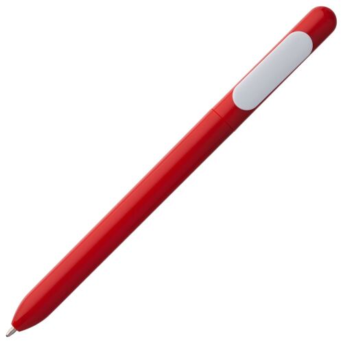 Ручка шариковая Swiper, красная с белым 2