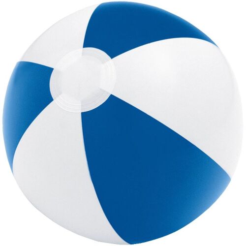 Надувной пляжный мяч Cruise, синий с белым 1
