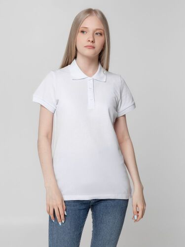 Рубашка поло женская Virma lady, белая, размер S 4