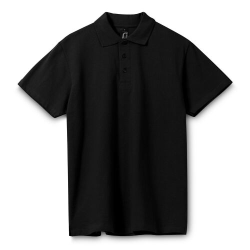 Рубашка поло мужская Spring 210 черная, размер 3XL 8