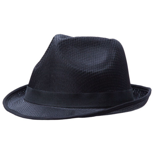 Шляпа Gentleman, черная с черной лентой 1