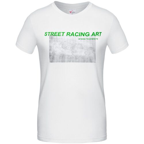 Футболка Street Racing Art, белая, размер S 1