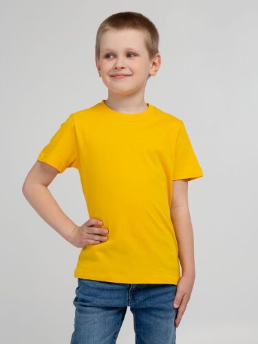 Футболка детская Regent Kids 150 желтая, на рост 142-152 см (12  3