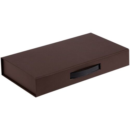 Коробка с ручкой Platt, коричневая 1