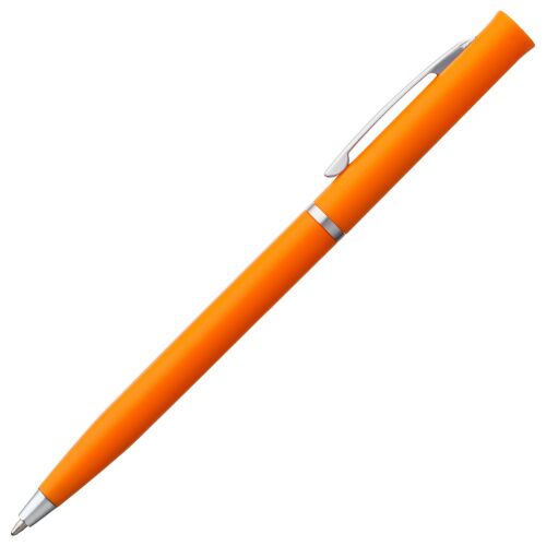 Ручка шариковая Euro Chrome, оранжевая 2