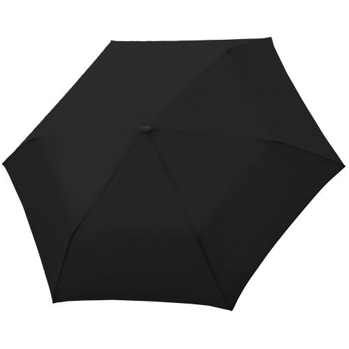 Зонт складной Carbonsteel Slim, черный 1