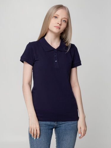 Рубашка поло женская Virma lady, темно-синяя, размер XXL 4