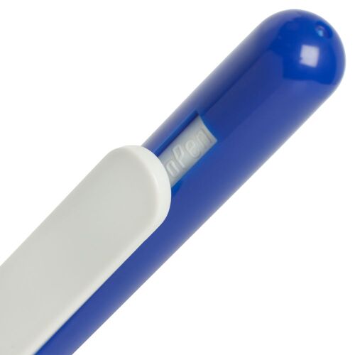 Ручка шариковая Swiper, синяя с белым 4