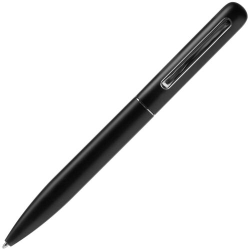Ручка шариковая Scribo, матовая черная 2